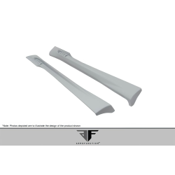 2003-2010 Bentley Continental GT GTC AF-1 Side Skirt Rocker Panels ( GFK ) - 2 Piece image - 6