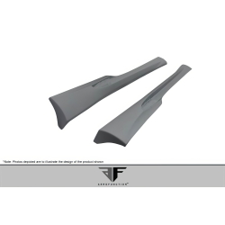 2003-2010 Bentley Continental GT GTC AF-1 Side Skirt Rocker Panels ( GFK ) - 2 Piece image - 7