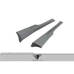 2003-2010 Bentley Continental GT GTC AF-1 Side Skirt Rocker Panels ( GFK ) - 2 Piece image - 6