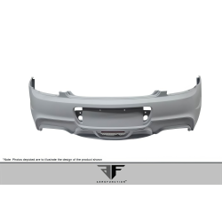 2003-2010 Bentley Continental GT GTC AF-1 Rear Bumper ( GFK ) - 1 Piece image - 4