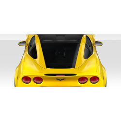 2005-2013 Chevrolet Corvette C6 Duraflex Stingray Look Roof Window Rail Halo Kit - 3 Piece image - 1