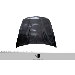 2008-2014 BMW X6 X6M E71 2007-2013 BMW X5 E70 Carbon AF-5 Hood ( CFP ) - 1 Piece image - 3