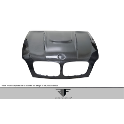 2008-2014 BMW X6 X6M E71 2007-2013 BMW X5 E70 Carbon AF-5 Hood ( CFP ) - 1 Piece image - 5