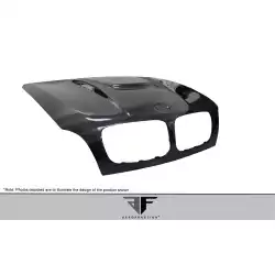 2008-2014 BMW X6 X6M E71 2007-2013 BMW X5 E70 Carbon AF-5 Hood ( CFP ) - 1 Piece image - 5