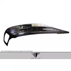 2008-2014 BMW X6 X6M E71 2007-2013 BMW X5 E70 Carbon AF-5 Hood ( CFP ) - 1 Piece image - 7