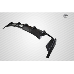 2008-2017 Mitsubishi Lancer 4DR Carbon Creations M Power Rear Diffuser - 1 Piece image - 9