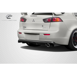 2008-2017 Mitsubishi Lancer 4DR Carbon Creations M Power Rear Diffuser - 1 Piece image - 2