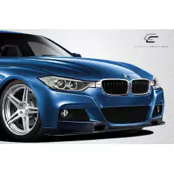 2012-2018 BMW 3 Series F30 M Sport Eros Version 1 Front Lip Under Air Dam Spoiler - 1 Piece (S) image - 5