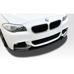 2011-2016 BMW 5 Series F10 M Performance Look Front Lip Under Air Dam Splitter ( will only fit M Sport bumpers ) - 1 Piece image - 1