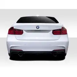 2012-2018 BMW 3 Series F30 M Performance Look Rear Diffuser - 1 Piece ( will only fit M Sport bumpers ) (S) image - 1