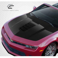 2010-2015 Chevrolet Camaro Carbon Creations Dritech Z28 Look Hood - 1 Piece image - 3