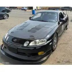 1992-2000 Lexus SC TS-1 Carbon Fiber Hood image - 4