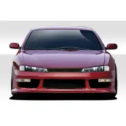 1997-1998 Nissan 240SX S14 V-Speed Wide Body Front Bumper - 1 Piece image - 1