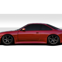 1995-1998 Nissan 240SX S14 Duraflex V-Speed Wide Body Side Skirt Rocker Panels (+35mm) - 2 Piece image - 1