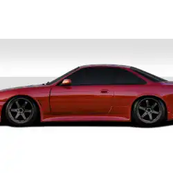 1995-1998 Nissan 240SX S14 V-Speed Wide Body Side Skirt Rocker Panels (+35mm) - 2 Piece image - 1