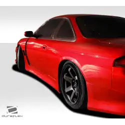 1995-1998 Nissan 240SX S14 V-Speed Wide Body Side Skirt Rocker Panels (+35mm) - 2 Piece image - 8
