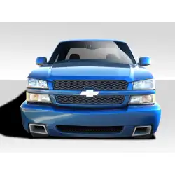 2003-2006 Chevrolet Silverado 2002-2006 Chevrolet Avalanche ( without cladding ) SS Look Front Bumper - 1 Piece image - 9