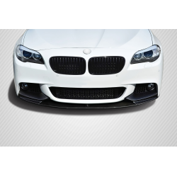 2011-2016 BMW 5 Series F10 Carbon Creations M Performance Look Front Lip Splitter ( will only fit M Sport bumpers ) - 1 Piece image - 1