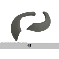 2004-2008 Lamborghini Gallardo AF-1 Wide Body Rear Fender Flares ( GFK ) - 2 Piece image - 4