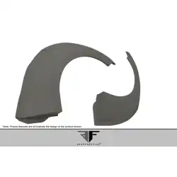 2004-2008 Lamborghini Gallardo AF-1 Wide Body Rear Fender Flares ( GFK ) - 2 Piece (S) image - 4