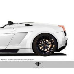 2004-2008 Lamborghini Gallardo AF-1 Wide Body Rear Fender Flares ( GFK ) - 2 Piece image - 2