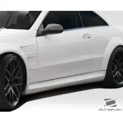 2003-2009 Mercedes CLK W209 Black Series Look Wide Body Side Skirt Rocker Panels - 2 Piece image - 9