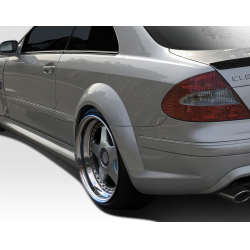2003-2009 Mercedes CLK W209 Duraflex Black Series Look Wide Body Rear Fender Flares - 2 Piece image - 1