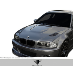 2001-2006 BMW M3 E46 AF-2 Hood ( GFK )- 1 Piece image - 3