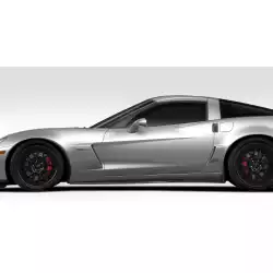 2005-2013 Chevrolet Corvette C6 Stingray Z Side Skirt Rocker Panels - 2 Piece image - 9