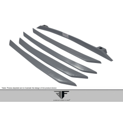 2013-2021 Land Rover Range Rover Urethane AF-1 Wide Body Grille ( PUR-RIM ) - 5 Piece (S) image - 5