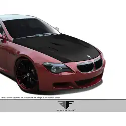 2004-2010 BMW 6 Series M6 E63 E64 Carbon AF-1 Hood ( CFP ) - 1 Piece image - 6