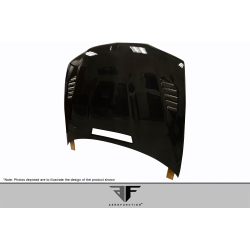 2001-2006 BMW M3 E46 Carbon AF-2 Hood ( CFP )- 1 Piece image - 3