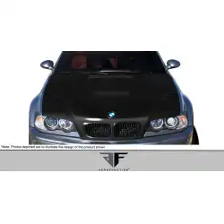 2001-2006 BMW M3 E46 Carbon AF-2 Hood ( CFP )- 1 Piece image - 5