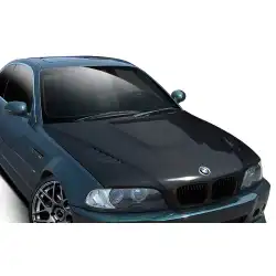 2001-2006 BMW M3 E46 Carbon AF-2 Hood ( CFP )- 1 Piece image - 6