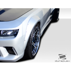 2010-2015 Chevrolet Camaro Duraflex Wide Body GT Concept Front Fender Flares (+50mm) - 2 Piece image - 3