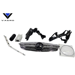 2008-2011 Mercedes C Class W204 Vaero C63 Look Conversion Grille and Mounting Accessories - 1 Piece (S) image - 14