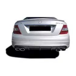 2008-2014 Mercedes C Class W204 C63 V1 Look Rear Bumper ( with PDC ) - 1 Piece (S) image - 1