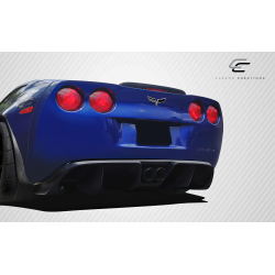 2005-2013 Chevrolet Corvette C6 Carbon Creations GT Racing Rear Diffuser - 5 Piece image - 2