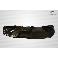 2005-2013 Chevrolet Corvette C6 Carbon Creations GT Racing Rear Diffuser - 5 Piece image - 3