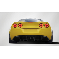 2005-2013 Chevrolet Corvette C6 Carbon Creations GT Racing Rear Diffuser - 5 Piece image - 1