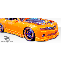 2010-2013 Chevrolet Camaro V6 Duraflex Racer Front Lip Under Spoiler Air Dam - 1 Piece image - 6