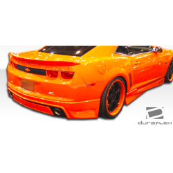 2010-2013 Chevrolet Camaro V6 Duraflex Racer Rear Lip Under Spoiler Air Dam - 1 Piece image - 3