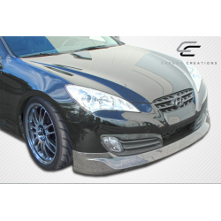 2010-2012 Hyundai Genesis Coupe 2DR Carbon Creations MS-R Front Lip Under Spoiler Air Dam - 1 Piece image - 2