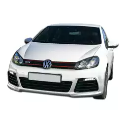 2010-2014 Volkswagen Golf GTI Jetta Sportwagen R Look Front Bumper - 1 Piece image - 7