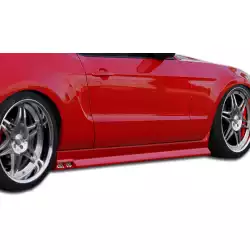 2005-2014 Ford Mustang Racer 3 Side Skirts Rocker Panels - 2 Piece image - 6