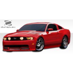 2005-2014 Ford Mustang Duraflex Racer 3 Side Skirts Rocker Panels - 2 Piece image - 4