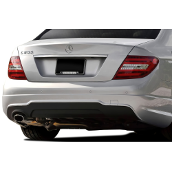 2008-2014 Mercedes C Class W204 C250 Vaero C63 V2 Look Rear Bumper ( with PDC ) - 2 Piece image - 1