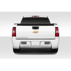 2007-2013 Chevrolet Silverado Duraflex BT-3 Rear Bumper - 1 Piece image - 1