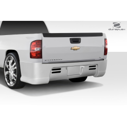 2007-2013 Chevrolet Silverado Duraflex BT-3 Rear Bumper - 1 Piece image - 3