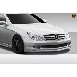 2006-2008 Mercedes CLS Class C219 W219 Eros Version 1 Front Lip Spoiler - 1 Piece image - 6